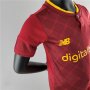 Kids AS Roma 22/23 Home Brown Soccer Football Kit(Shirt+Shorts)