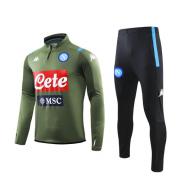 19-20 Napoli Green High Neck Collar Training Jacket