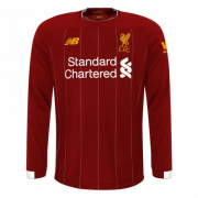 Liverpool Red Home 2019-20 LS Soccer Jersey Shirt