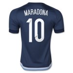 Argentina 2015-16 MARADONA #10 Away Soccer Jersey