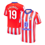Atletico Madrid 24/25 Home Football Shirt #19 J. ALVAREZ