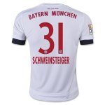 Bayern Munich Away 2015-16 SCHWEINSTEIGER #31 Soccer Jersey