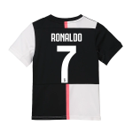 Kids Juventus 2019-20 Home #7 Ronaldo Soccer Kit(Jersey+Shorts)
