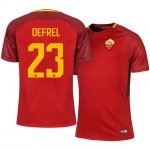 Roma Home 2017/18 Grégoire Defrel #23 Soccer Jersey Shirt