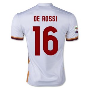 AS Roma 2015-16 Away DE ROSSI #16 Soccer Jersey