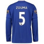 Chelsea LS Home 2015-16 ZOUMA #5 Soccer Jersey