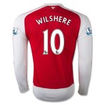 Arsenal LS Home 2015-16 WILSHERE #10 Soccer Jersey