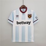 West Ham United 21-22 Away White Soccer Jersey Football Shirt