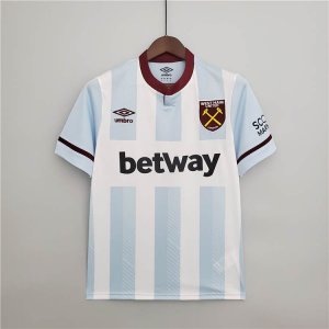 West Ham United 21-22 Away White Soccer Jersey Football Shirt