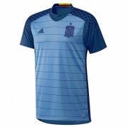 Spain 2016 Blue Home Goalkeeper Jersey