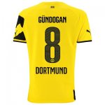 Borussia Dortmund 14/15 GUNDOGAN #8 Home Soccer Jersey