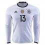 Germany LS Home 2016 MULLER #13 Soccer Jersey