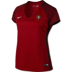 Portugal Women\'s Home Euro 2016 Soccer Jersey