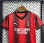 Kids AC Milan 23/24 Home Red Soccer Suit Football Kit (Shirt+Shorts)