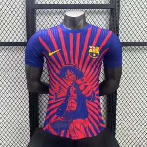 25/26 Barcelona X One Piece Football Shirt (Authentic version)