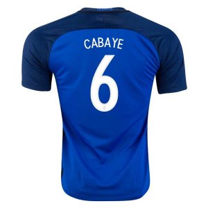 France Home 2016 CABAYE #6 Soccer Jersey