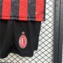 Kids AC Milan 25/26 Home Football Kit (Shirt+Shorts)