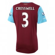 West Ham Home 2015-16 CRESSWELL #3 Soccer Jersey