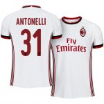 AC Milan Away 2017/18 Luca Antonelli #31 Soccer Jersey Shirt