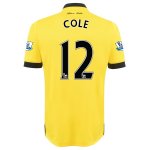 Aston Villa Away 2015-16 COLE #12 Soccer Jersey