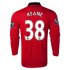 13-14 Manchester United #38 KEANE Home Long Sleeve Jersey Shirt