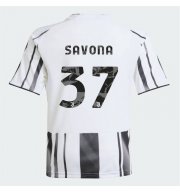 25/26 Juventus Home Jersey Shirt #37 SAVONA