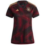 Women‘s Germany 2022 World Cup Away Black Soccer Jersey Football Shirt