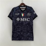 Napoli 23/24 Football Shirt Halloween Edition Black Soccer Shirt