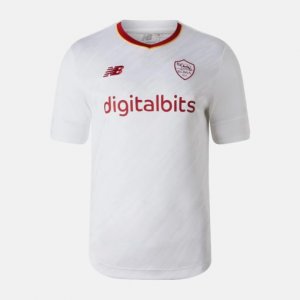 AS Roma 22/23 Away White Soccer Jersey Football Shirt