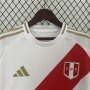 Peru Copa America 2024 Home White Soccer Jersey Football Shirt