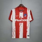 Atletico Madrid Soccer Jersey 21-22 Home Red&White Football Shirt
