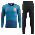 Spain 2018 World Cup blue Training Suit Shirt