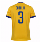 Juventus Away 2017/18 Chiellini #3 Soccer Jersey Shirt