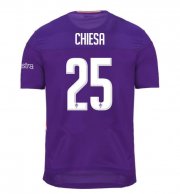 2019-20 Fiorentina Home #25 CHIESA Soccer Jersey Shirt