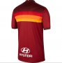 AS Roma 20-21 Home Brown Soccer Shirt Jersey