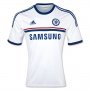 13-14 Chelsea #17 HAZARD White Away Soccer Jersey Shirt