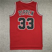 CHICAGO BULLS RED JERSEY PIPEEN #33