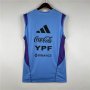 Argentina 2022 Soccer Jersey Football Blue Training Vest