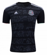 2019 MEXICO GOLD CUP HOME BLACK SOCCER JERSEY SHIRT