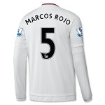 Manchester United LS Away 2015-16 MARCOS ROJO #5 Soccer Jersey