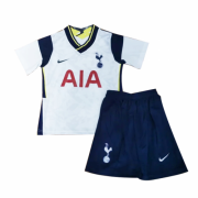 Kids Tottenham Hotspur 20-21 Home White Soccer Kit(Shirt+Shorts)