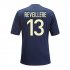 13-14 Olympique Lyonnais #13 Reveillere Away Black Jersey Shirt