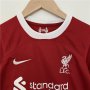 Kids Liverpool 23/24 Home Red Soccer Football Kit (Shirt+Shorts)