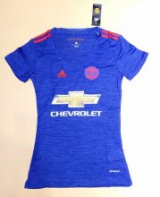 Manchester United Away 2016/17 Women's Soccer Jersey Shirt