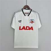 Colo-Colo Retro Soccer Jersey 1992 White Home Football Shirt