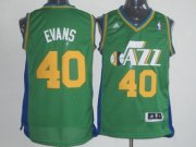 Utah Jazz Jeremy Evans #40 Green Soul Swingman Jersey