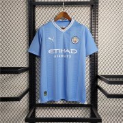 Manchester City 23/24 Home Blue Soccer Jersey Football Shirt