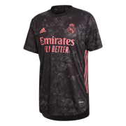 Real Madrid 20-21 Third Black Soccer Jersey Shirt (Player Version)