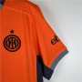 23/24 Inter Milan Third Orange Soccer Jersey Football Shirt