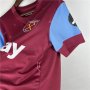 West Ham United 23/24 Football Shirt Home Red Soccer Shirt